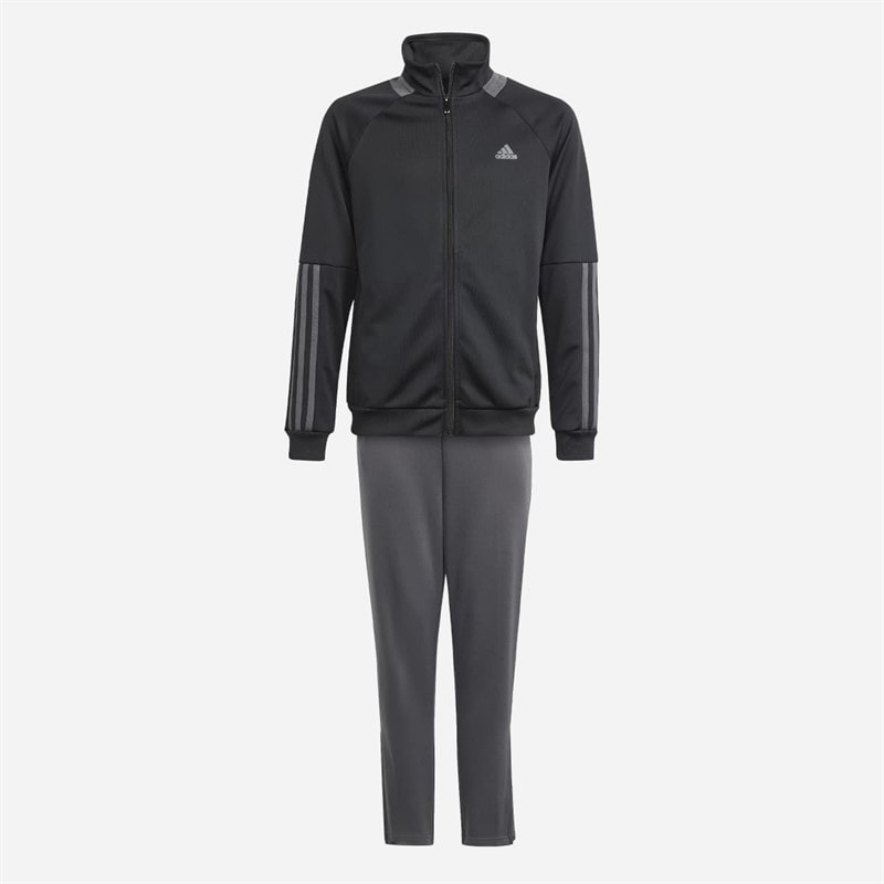 adidas Junior Boys Sereno Tracksuit Black/Grey Six