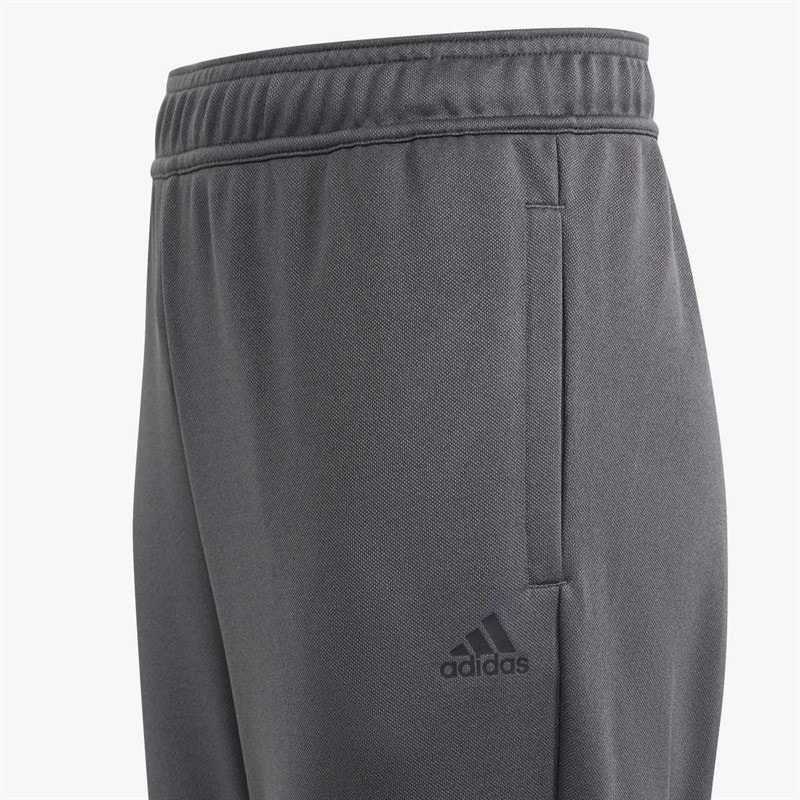 adidas Junior Boys Sereno Tracksuit Black/Grey Six - Image 5