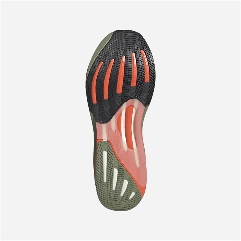 adidas Mens Supernova Rise 2 Neutral Running Shoes Wonder Alumina/Grey One/Tent Green - Image 2