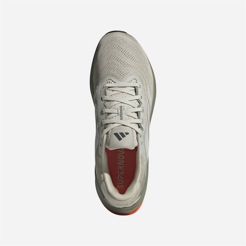 adidas Mens Supernova Rise 2 Neutral Running Shoes Wonder Alumina/Grey One/Tent Green - Image 4