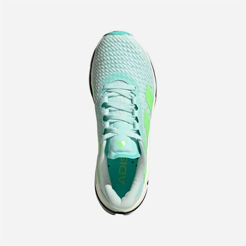 adidas Womens Adistar BYD Neutral Running Shoes Halo Mint/Lime Burst/Flash Aqua - Image 4