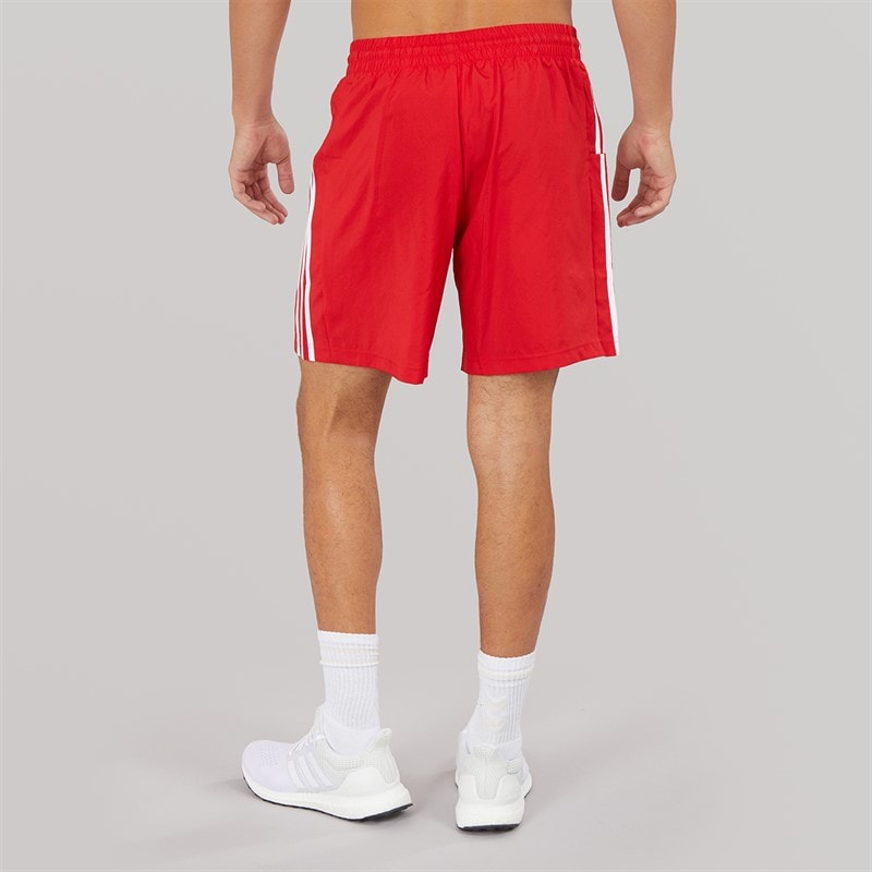 adidas Mens Aeroready Essentials 3-Stripes Chelsea Shorts Better Scarlet/White - Image 4