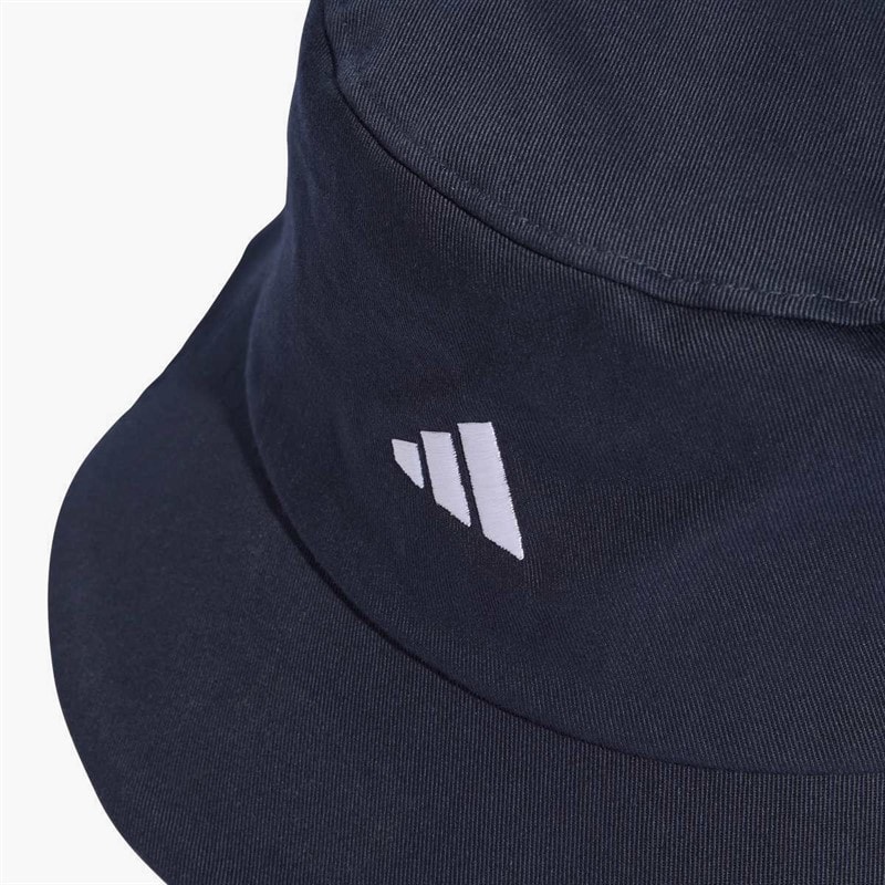adidas 3 Stripes Sportswear Bucket Hat Night Navy/White/Icey Blue - Image 3