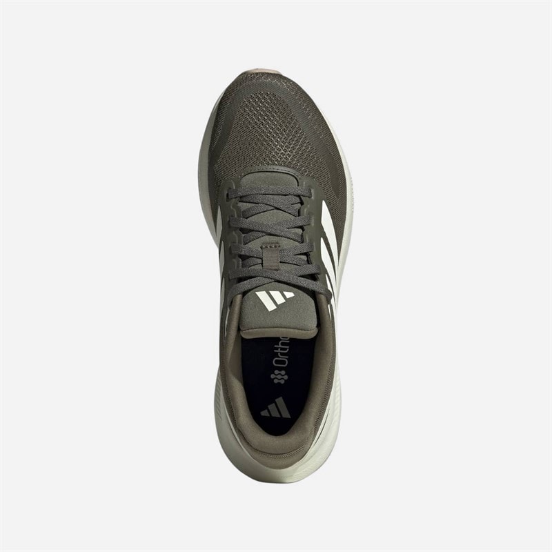 adidas Womens Runfalcon 5 Neutral Running Shoes Olive Strata/Ivory/Cloud White - Image 4