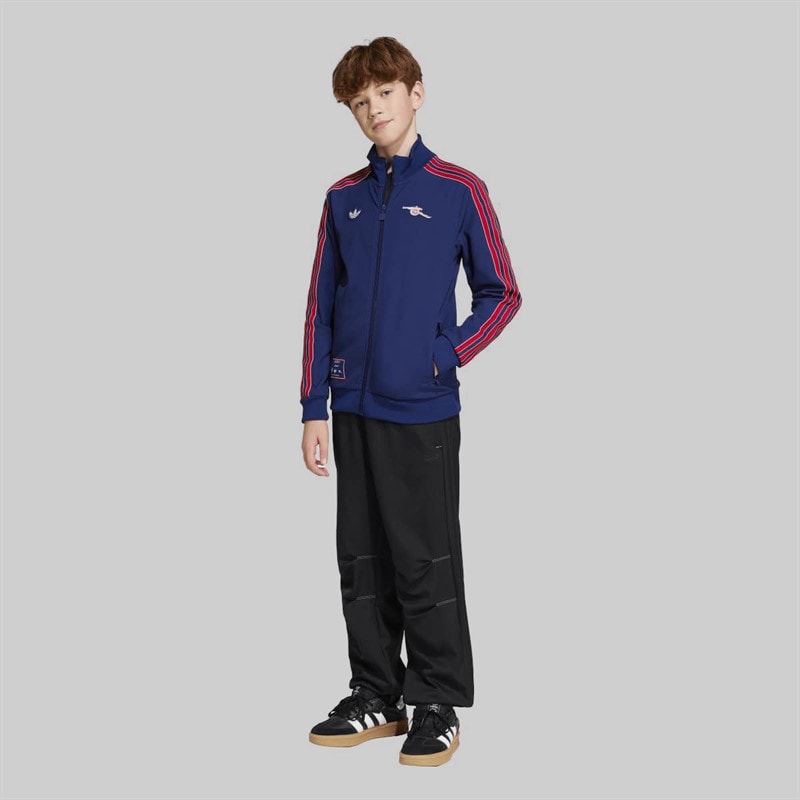 adidas Junior Boys AFC Arsenal FC Terrace Icons Track Top Night Sky - Image 5