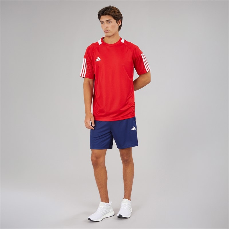 adidas Mens Train Essentials All Set Training Shorts Dark Blue/White - Image 4
