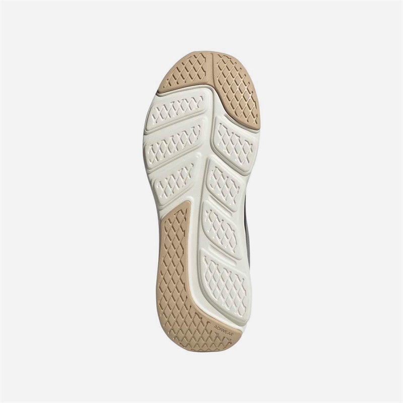 adidas Mens Cloudfoam Go Lounger Slip On Trainers Grey Three/Core Black/Off White - Image 2