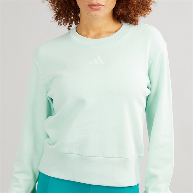 adidas Womens All SZN Sweatshirt Halo Mint - Image 3