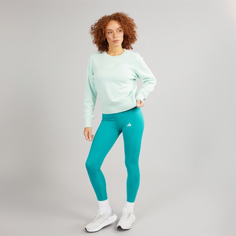 adidas Womens All SZN Sweatshirt Halo Mint - Image 4