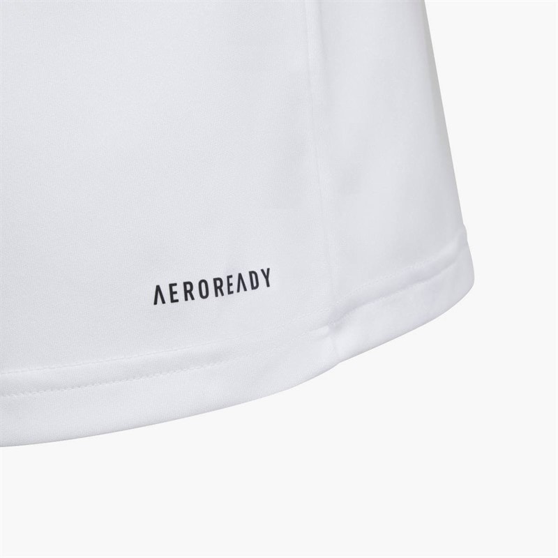 adidas Boys Sereno T-Shirt White/Black - Image 5