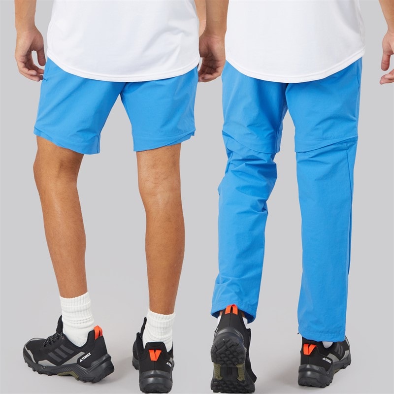 adidas Mens Terrex Zip Off Hiking Pants Ray Blue - Image 2