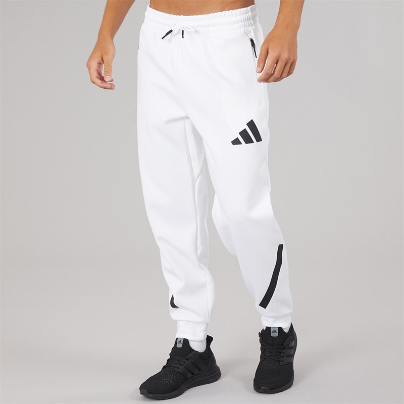 adidas Mens Z.N.E. Track Pants White - Image 2