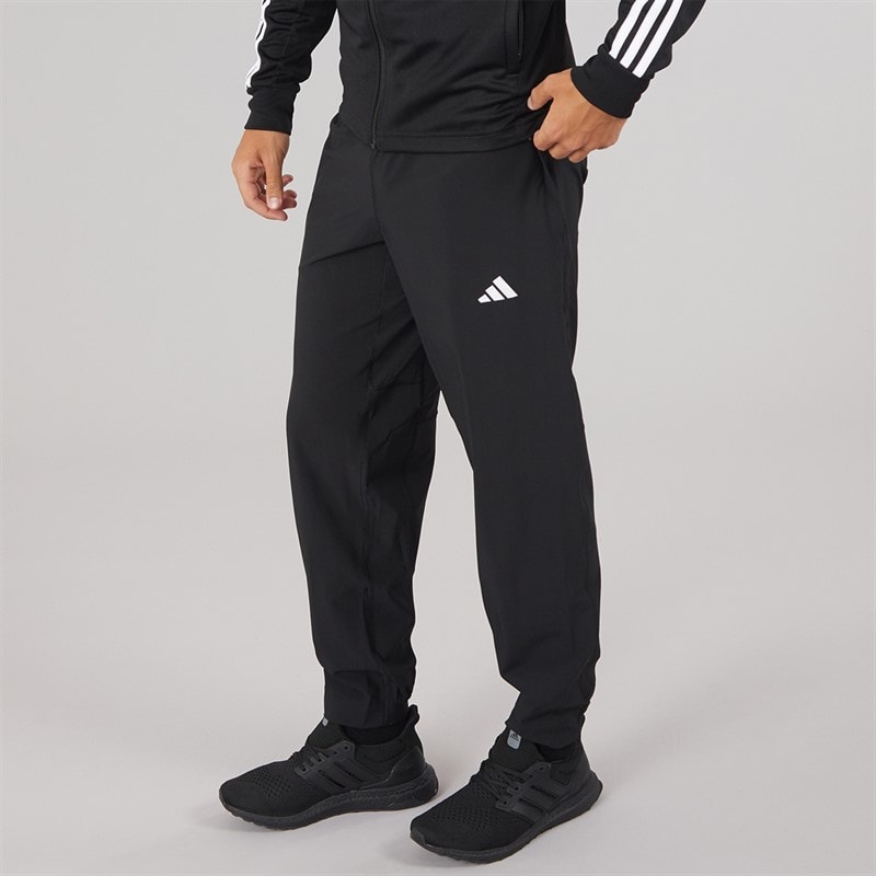 adidas Mens Train Essentials Track Pants Black/White