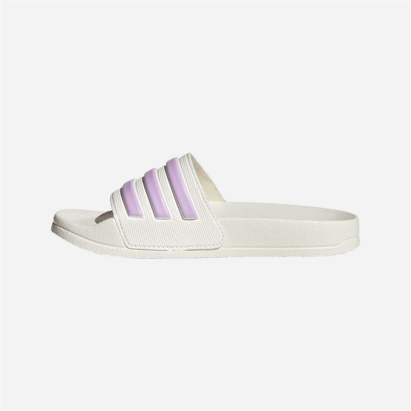 adidas Junior Adilette Shower Sliders Off White/Bliss Lilac/Halo Mint - Image 5