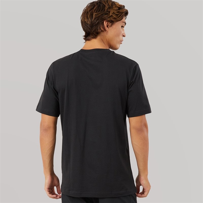 adidas Mens House Of Tiro Linear Graphic T-Shirt Black - Image 2