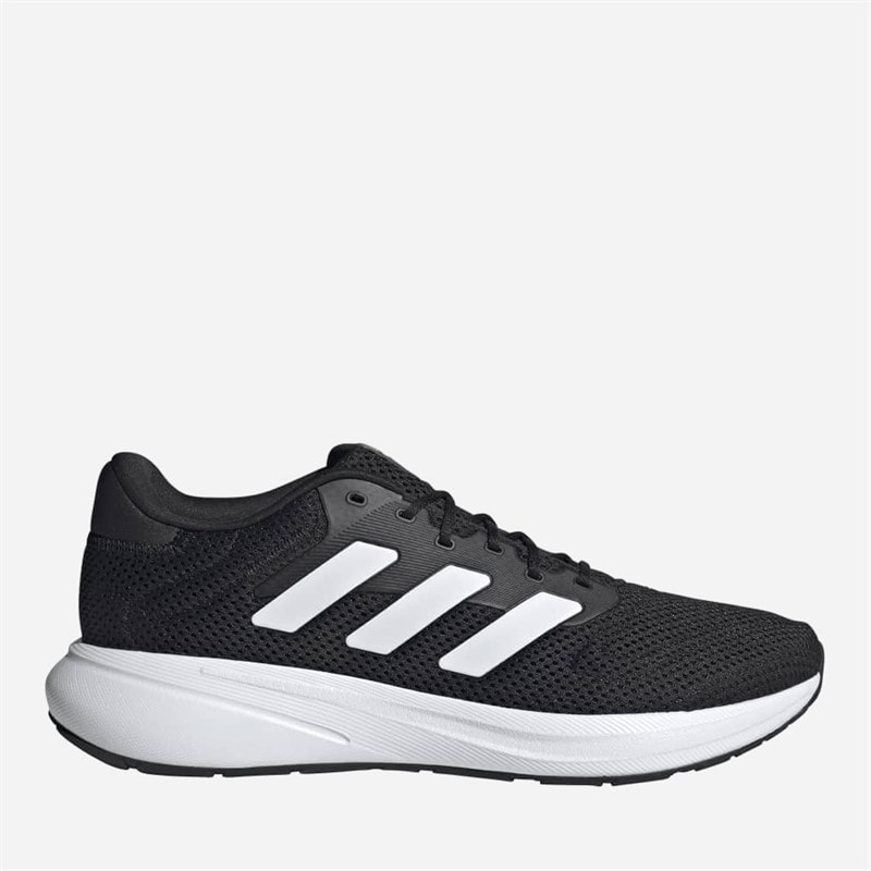 adidas Mens Response Runner Neutral Running Shoes Core Black/Cloud White/Cloud White