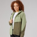 adidas Womens Terrex Multi 2 Layer Climaproof Hooded Rain Jacket Tent Green/Olive