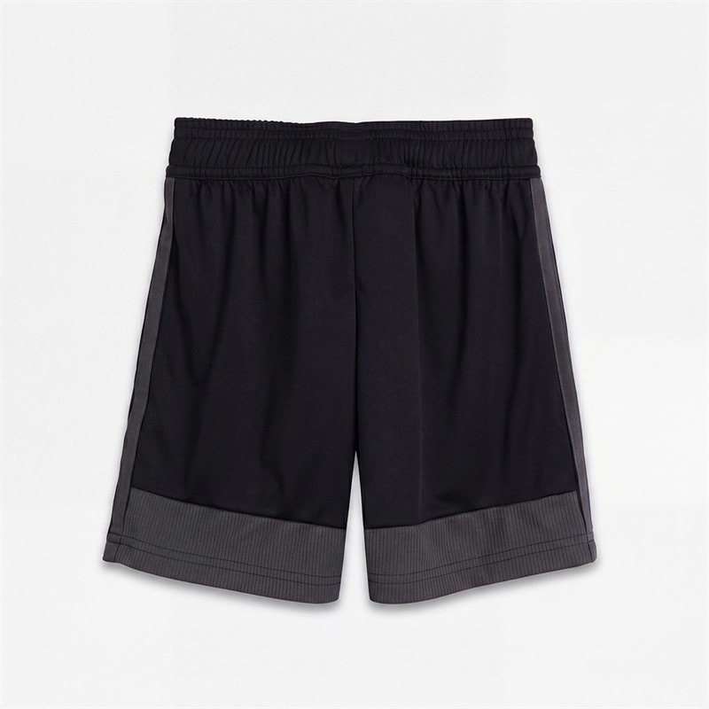 adidas Kids Tiro 25 Essentials Jersey T-Shirt And Shorts Set Black/Grey Six/Solar Yellow - Image 2