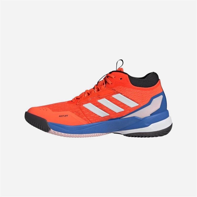 adidas Mens Crazyflight 6 Mid Indoor Court Shoes Team Solar Orange/Zero Metalic/Bright Royal - Image 5