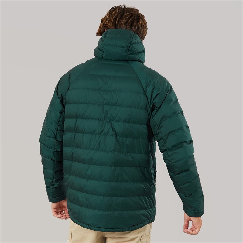 adidas Mens Terrex Xperior Climawarm+ Down Insulated Hooded Jacket Aurora Ivy - Image 2