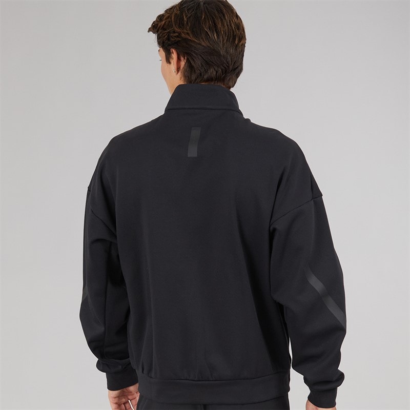 adidas Mens Z.N.E Full Zip Track Top Black - Image 2