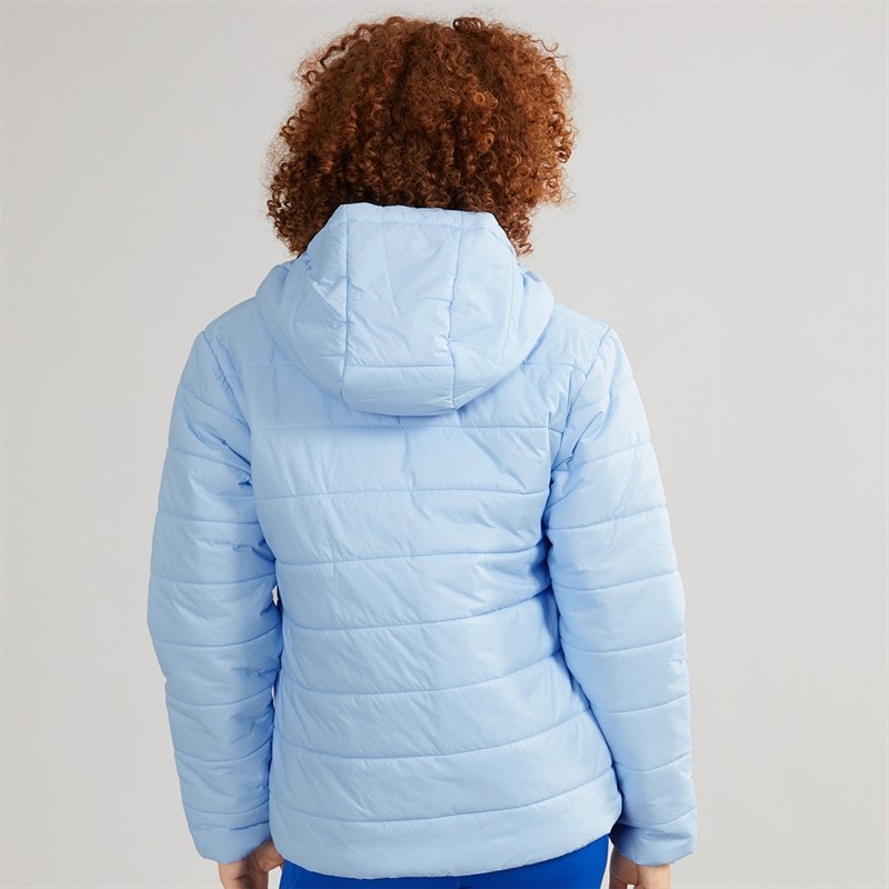 adidas Womens Terrex Essentials Climawarm Insulated Hooded Jacket Glow Blue - Image 2