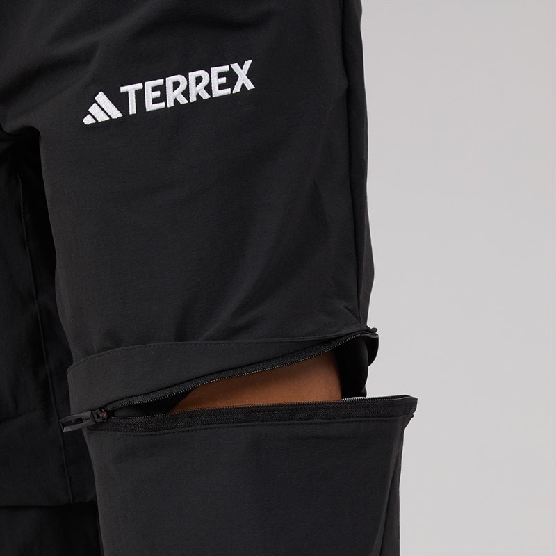 adidas Womens Terrex Zip Off Hiking Pants Black - Image 5
