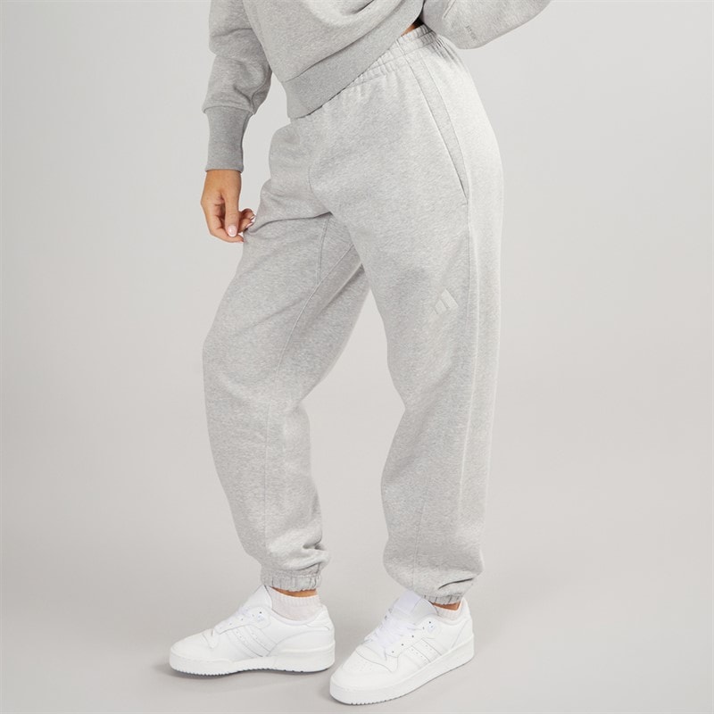 adidas Womens All SZN Fleece Joggers Medium Grey Heather