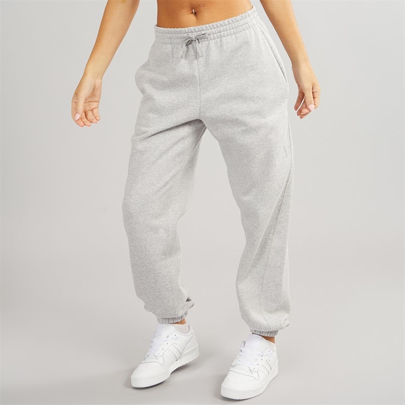 adidas Womens All SZN Fleece Joggers Medium Grey Heather - Image 3