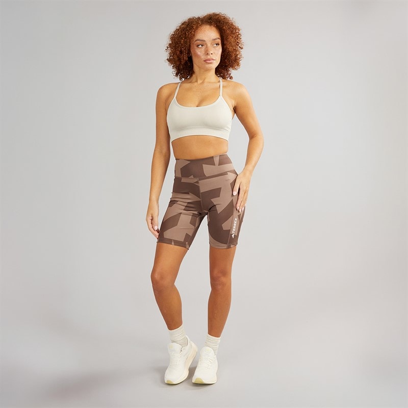 adidas Womens Workout Essentials Knit Light Support Sports Bra Wonder Alumina - Image 3
