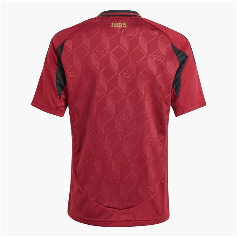 adidas Junior RBFA Belgium 2024 Home Jersey Tech Copper Blue - Image 2