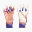adidas Predator Pro Hybrid Cut Goalkeeper Gloves Signal Coral/White/Lucid Blue