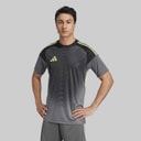 adidas Mens Tiro 25 Competition Short Sleeve Goalkeeper Jersey Grey Five