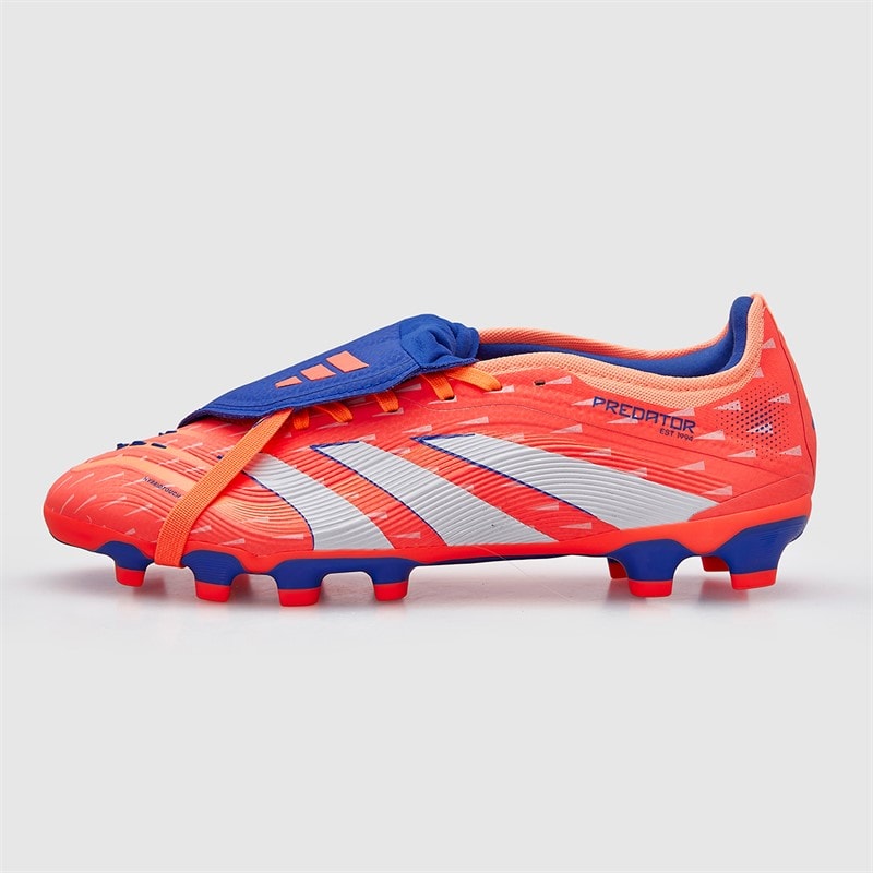 adidas Mens Predator Pro Fold-Over Tongue Coral Blaze Pack MG Multi Ground Football Boots Signal Coral/Cloud White/Beam Orange - Image 2