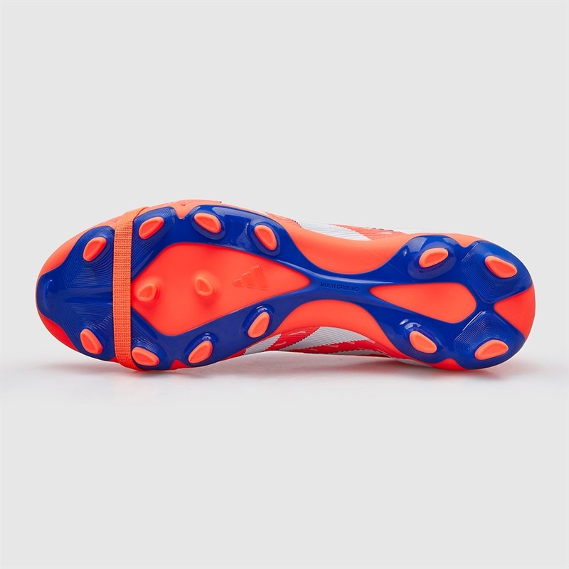 adidas Mens Predator Pro Fold-Over Tongue Coral Blaze Pack MG Multi Ground Football Boots Signal Coral/Cloud White/Beam Orange - Image 3