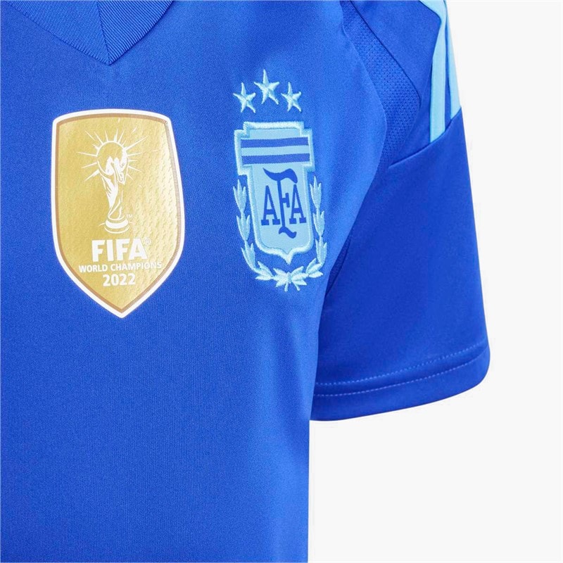 adidas Junior AFA Argentina 2024 Home Jersey Lucid Blue/Blue Burst - Image 3