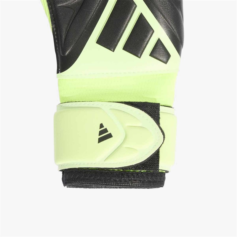 adidas Junior Copa League Goalkeeper Gloves Black/Black/Lucid Lemon - Image 4