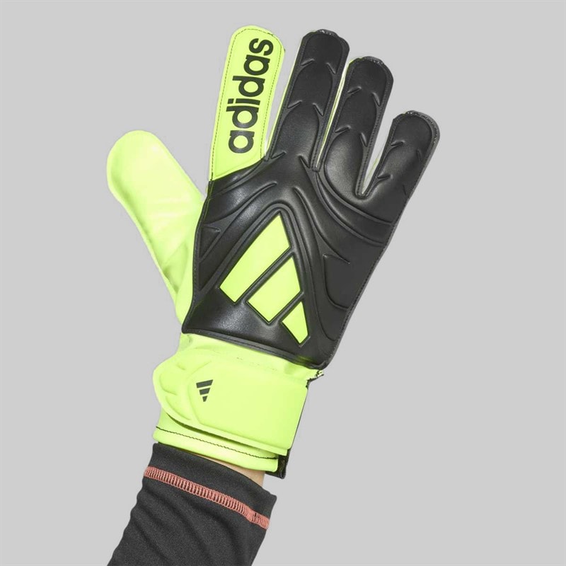 adidas Copa Club Goalkeeper Gloves Black/Lucid Lemon/Lucid Lemon - Image 4