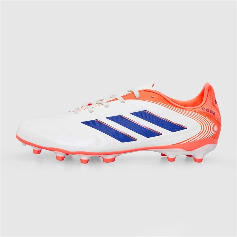 adidas Junior Copa Pure 3 Club Coral Blaze Pack FG/MG Firm/Multi Ground Football Boots Off White/Lucid Blue/Signal Coral - Image 2