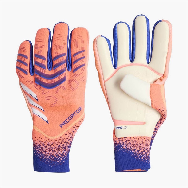 adidas Predator Pro Promo PC FingerSave Goalkeeper Gloves Signal Coral/White/Lucid Blue