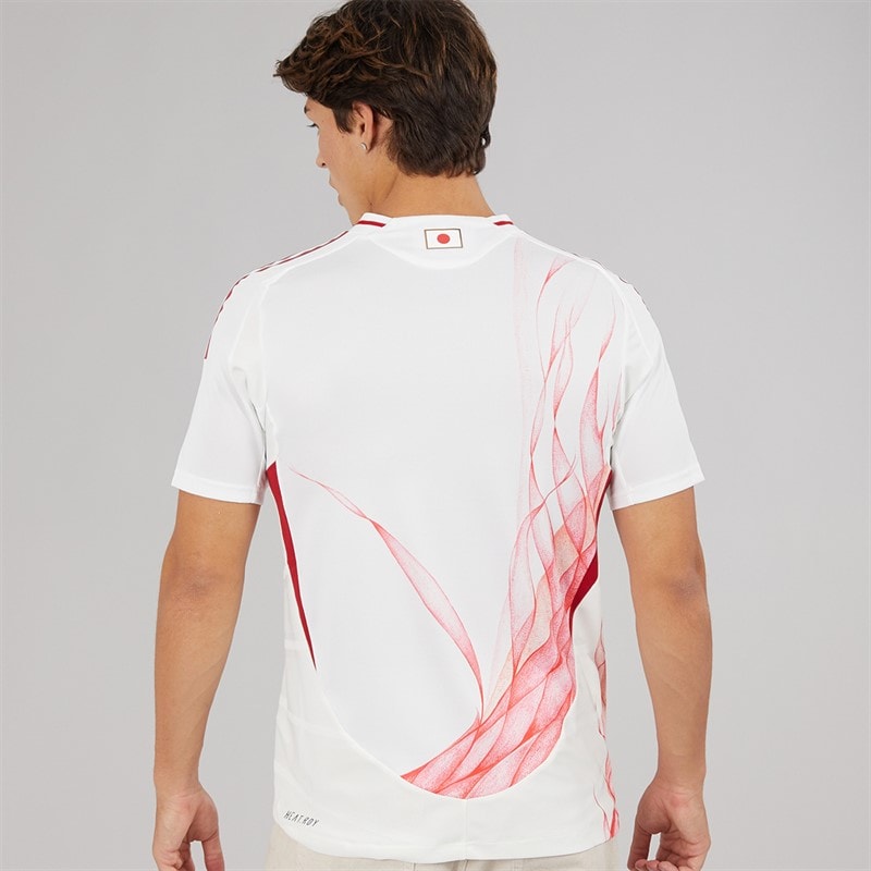 adidas Mens X Y-3 JFA Japan X 24/25 Authentic Away Jersey Cream White - Image 2