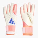adidas Copa Pro Goalkeeper Gloves Off White/Lucid Blue/Signal Coral