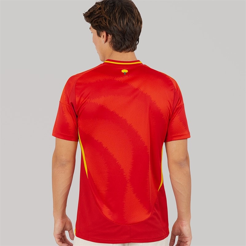 adidas Mens FEF Spain 2024 Home Jersey Better Scarlet - Image 2
