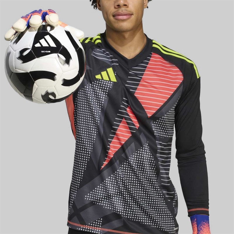 adidas Predator Pro Promo PC Hybrid Cut Goalkeeper Gloves Signal Coral/White/Lucid Blue - Image 4