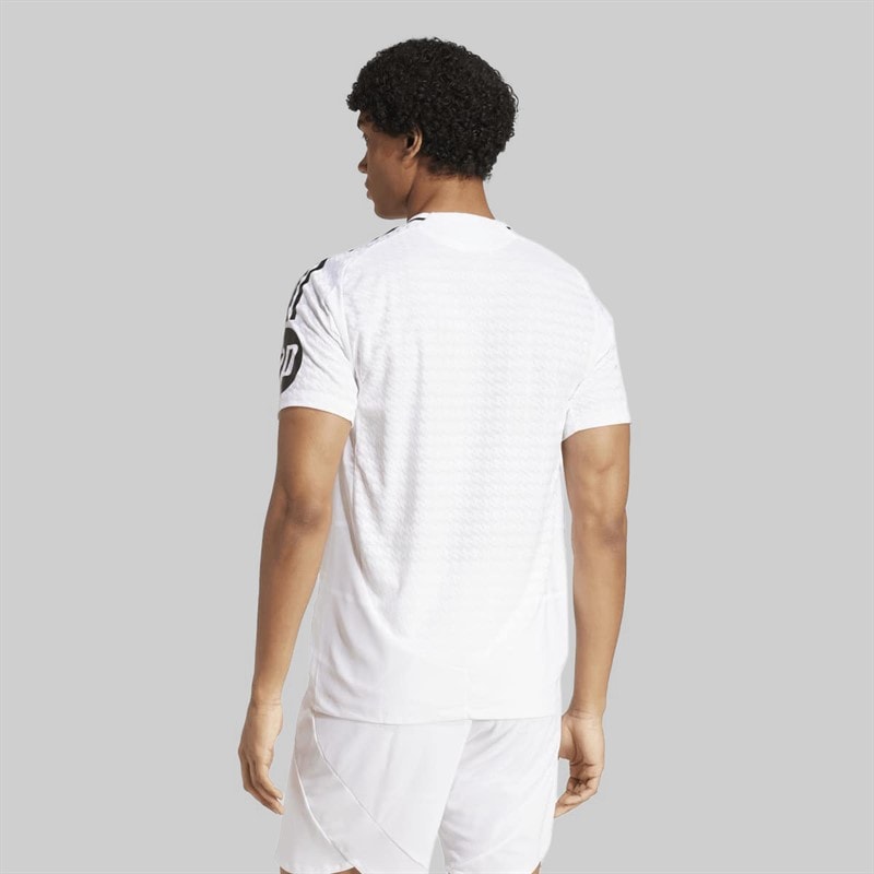 adidas Mens RMCF Real Madrid 24/25 Authentic Home Jersey White - Image 2