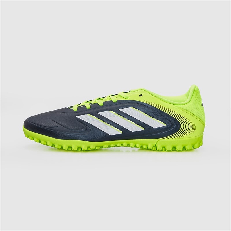 adidas Mens Copa Pure 3 Club Radiant Blaze Pack TF Astro Turf Football Boots Core Black/White/Lucid Lemon - Image 2