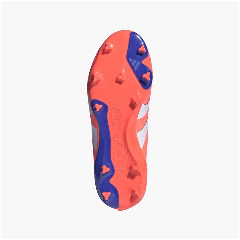 adidas Junior Predator League Laceless Coral Blaze Pack FG/MG Firm/Multi Ground Football Boots Signal Coral/Cloud White/Beam Orange - Image 2