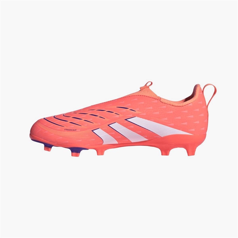 adidas Junior Predator League Laceless Coral Blaze Pack FG/MG Firm/Multi Ground Football Boots Signal Coral/Cloud White/Beam Orange - Image 5
