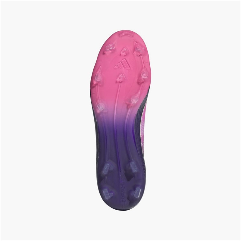adidas Mens F50 League Laceless Lamine Yamal FG/MG Firm/Multi Ground Football Boots Unity Purple/Footwear White/Lucid Lemon - Image 2