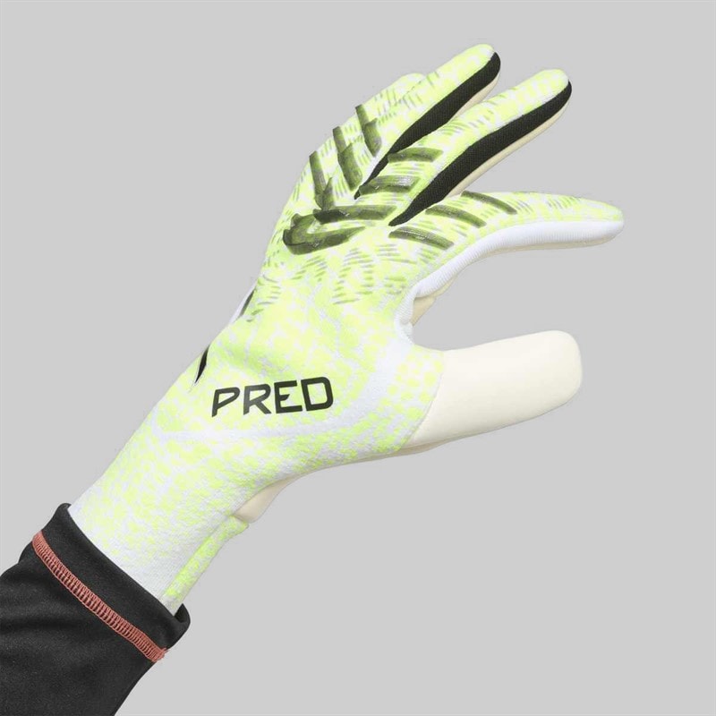 adidas Predator Pro Promo PC Goalkeeper Gloves Lucid Lemon/White/Black - Image 3